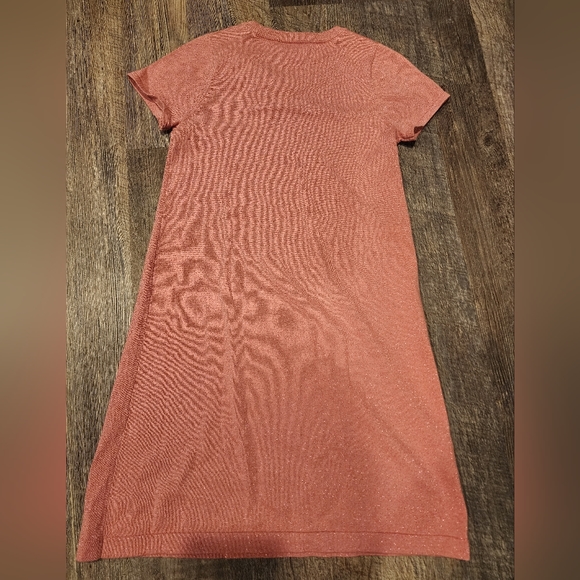 Girls Rare Editions size 12. Pink sweater dress. Excellent condition. - Picture 2 of 3